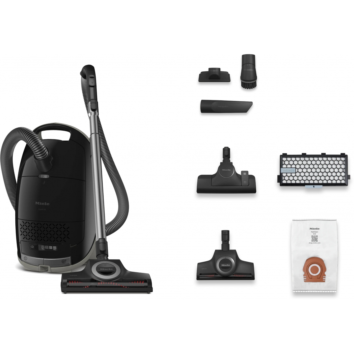 Miele Guard M1 Cat & Dog 890瓦 圓筒式吸塵機 (閃曜黑)